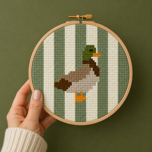 Duck MINI Cross Stitch Kit