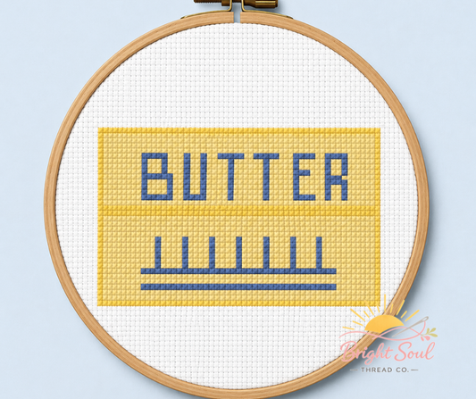 Butter Cross Stitch Kit